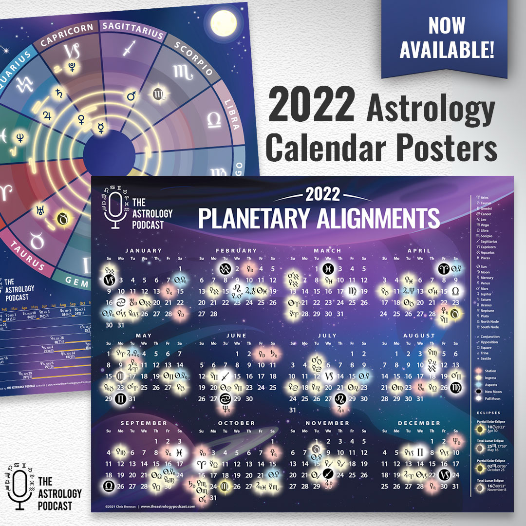 2022 Astrology Calendar Posters